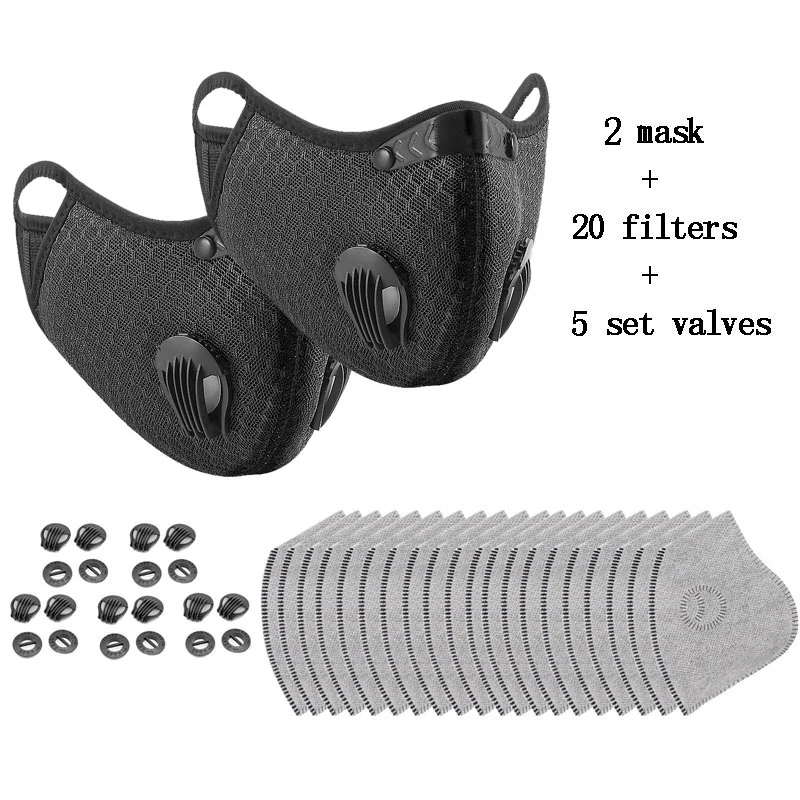 Anti Pollution Mask - Cycling Face Mask with Filter Big