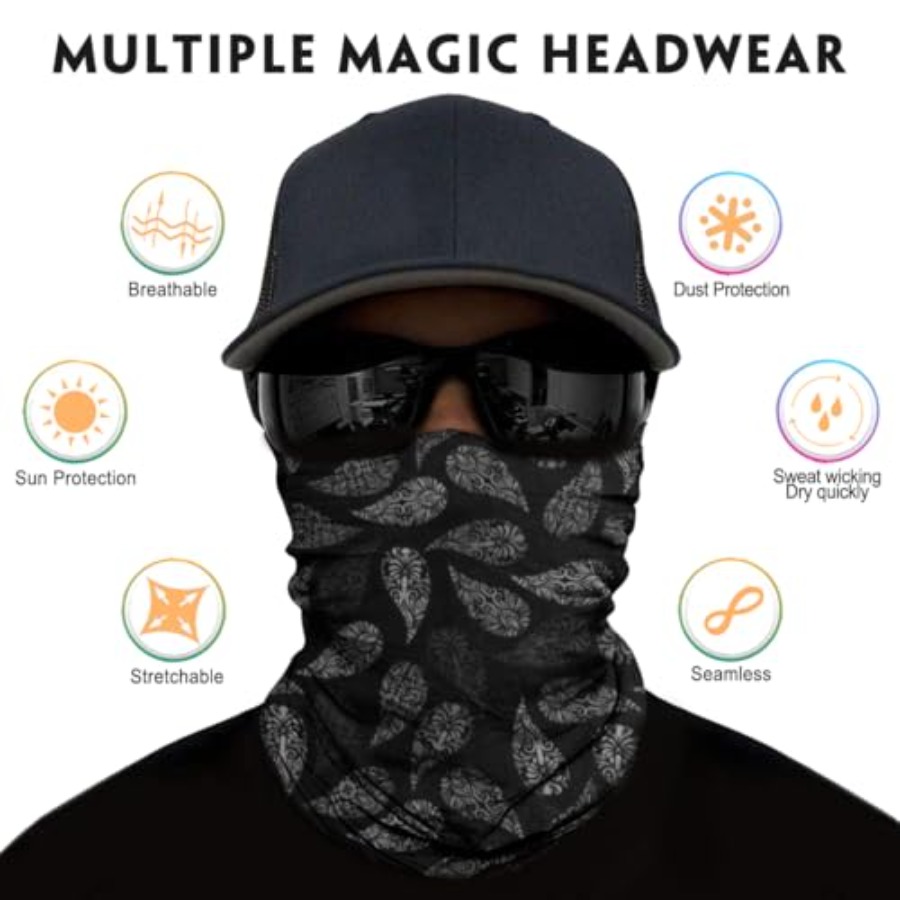 Neck Gaiter for Men Women Head - Neck Gaiter Face Cover avis et prix