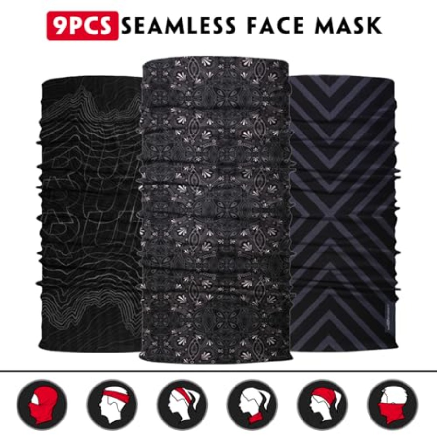 Neck Gaiter for Men Women Head - Neck Gaiter Face Cover avis et prix