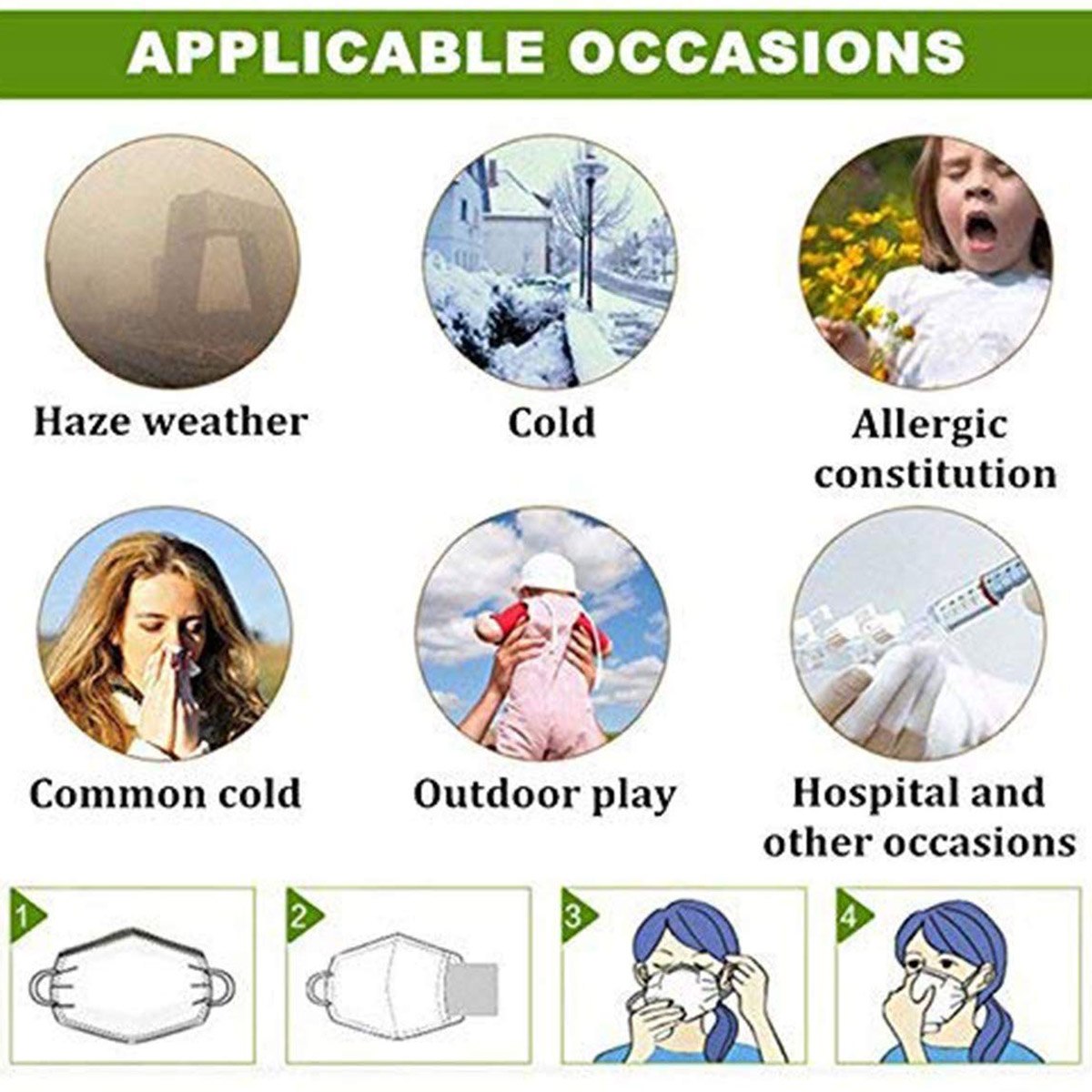 Adjustable Face Mask Anti-dust - Pm2.5 Filter Insert avis et prix