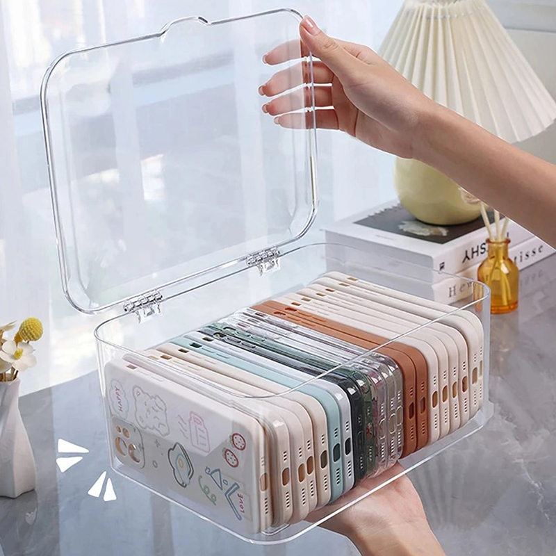 Acrylic Sundries Storage Baske - Face Mask Storage Box avis et prix