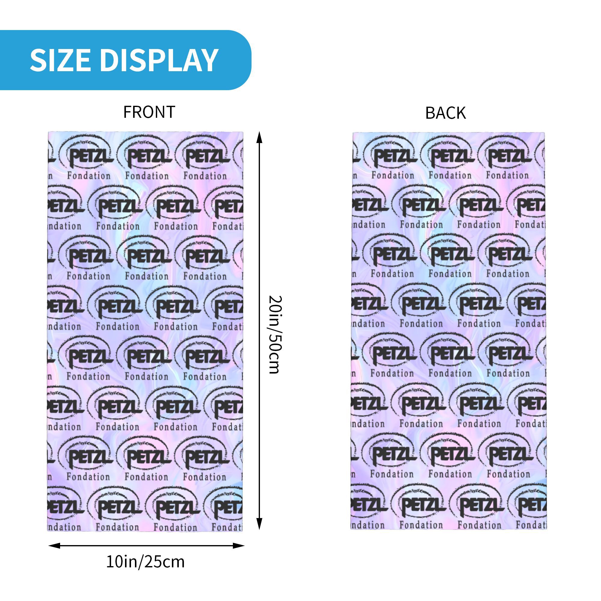 Custom Colorful P-Petzls Banda - Neck Gaiter Face Cover avis et prix
