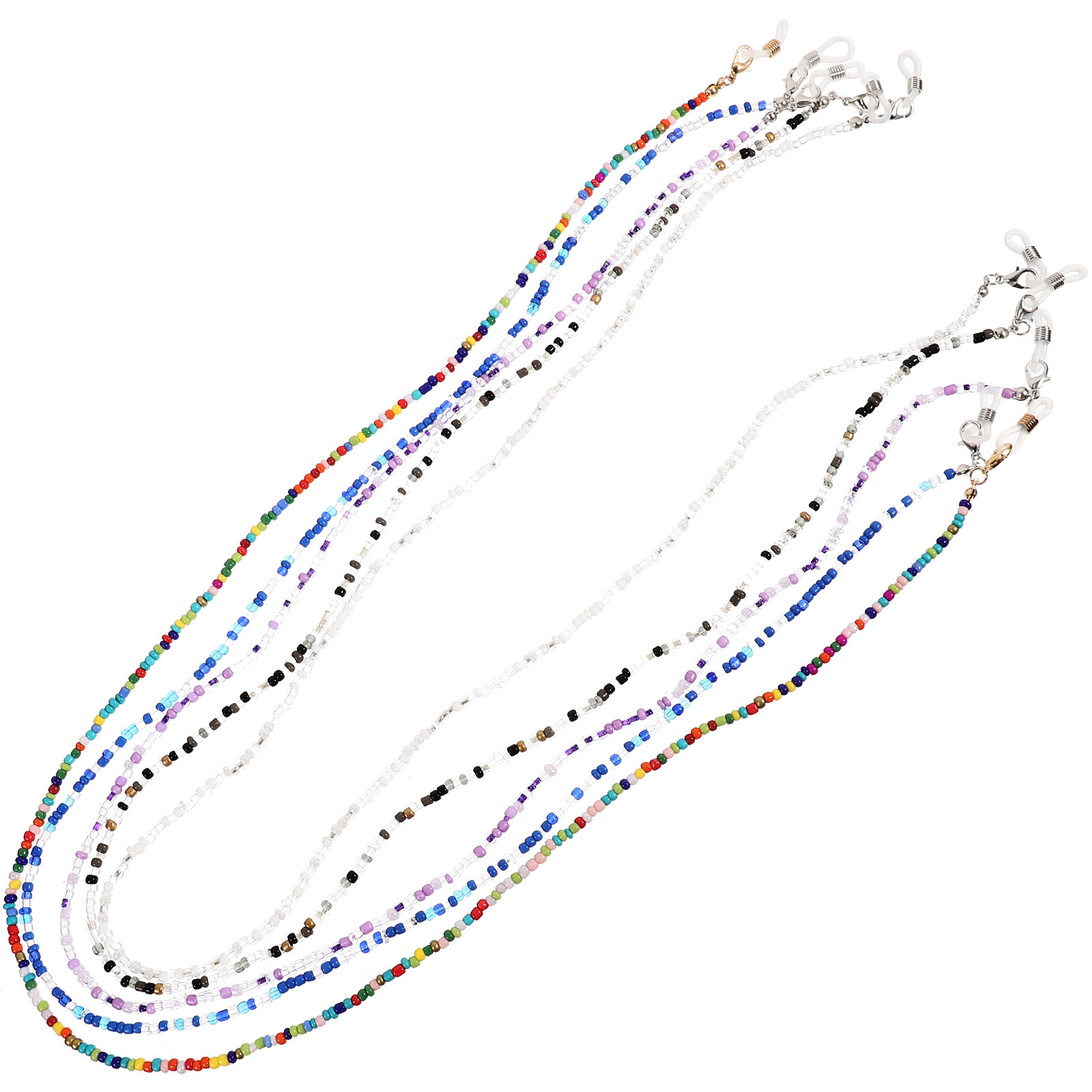 5Pcs Eyeglass Chains Beaded An - Mask Chain Holder avis et prix