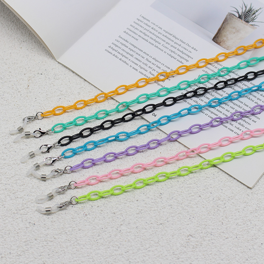 Children Colorful Acrylic Glas - Mask Chain Holder avis et prix
