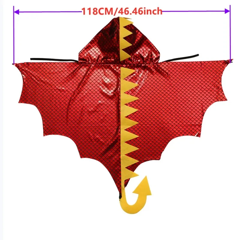 Child Green Dinosaur Cloak wit - Kids Face Mask avis et prix