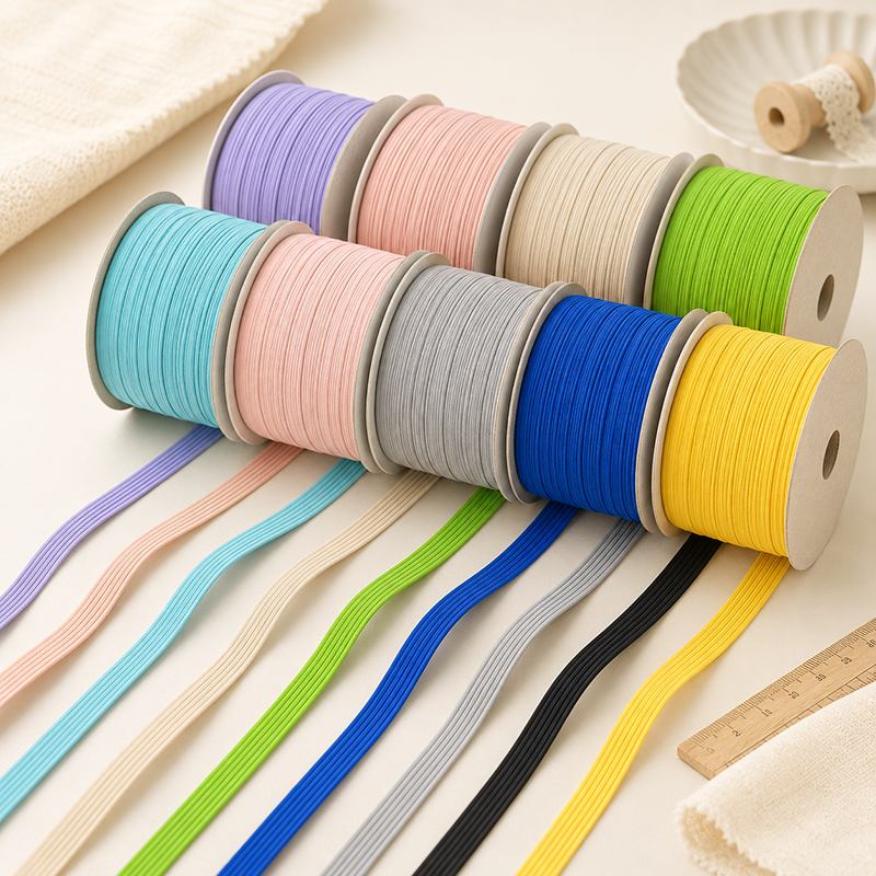 30Meters 6mm Flat Elastic Band - Mask Lanyard Adjustable avis et prix
