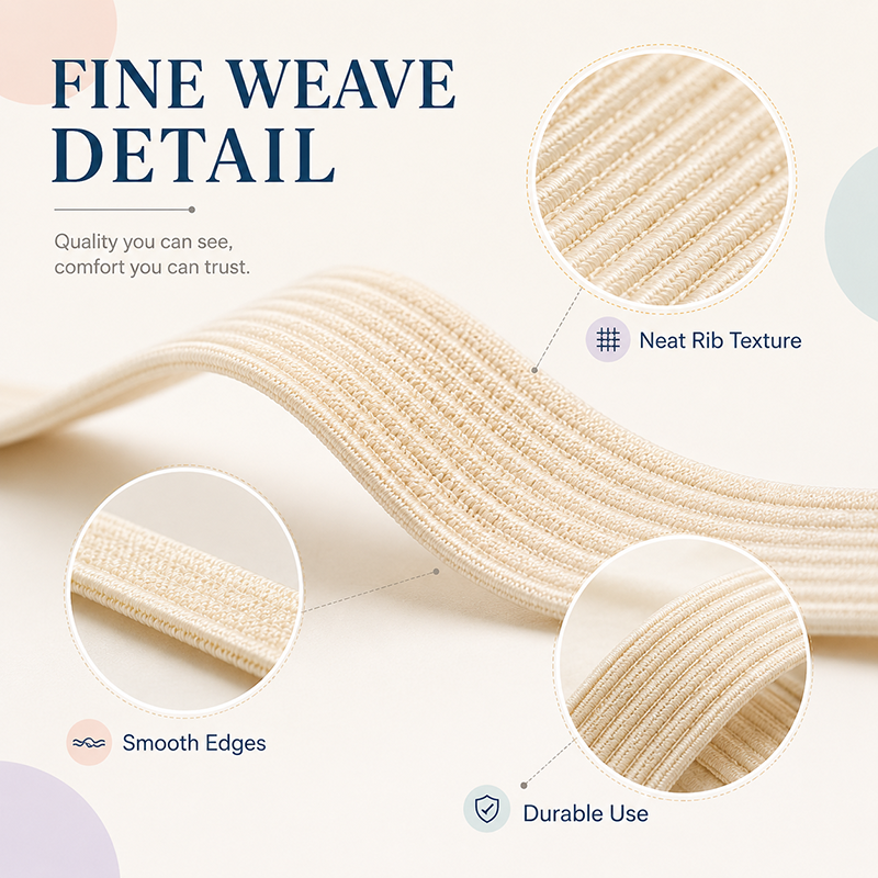 30Meters 6mm Flat Elastic Band - Mask Lanyard Adjustable avis et prix