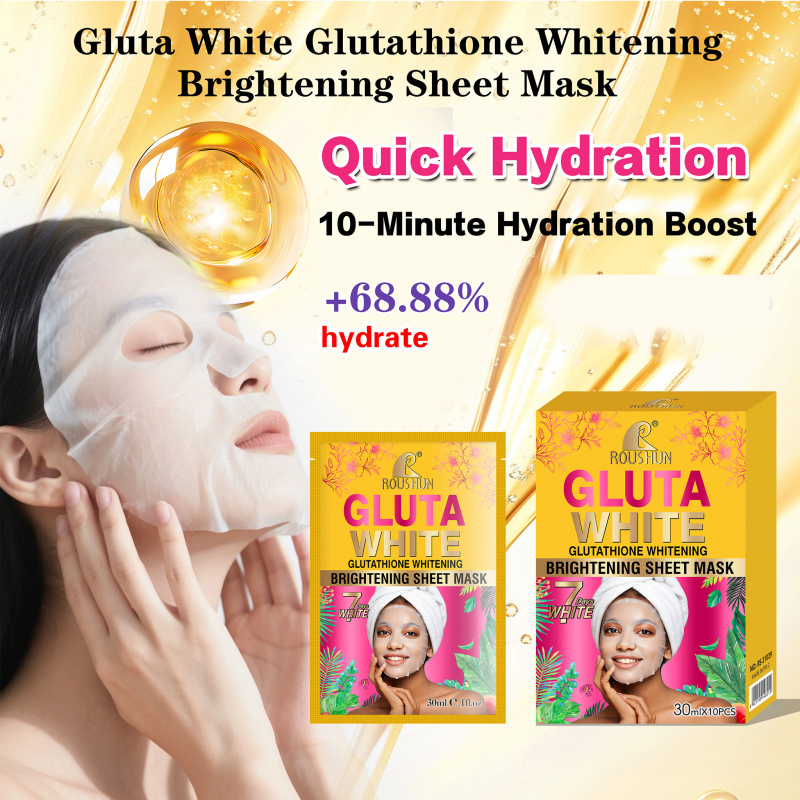 Gluta White Facial Mask Facial - Face Mask Storage Box avis et prix