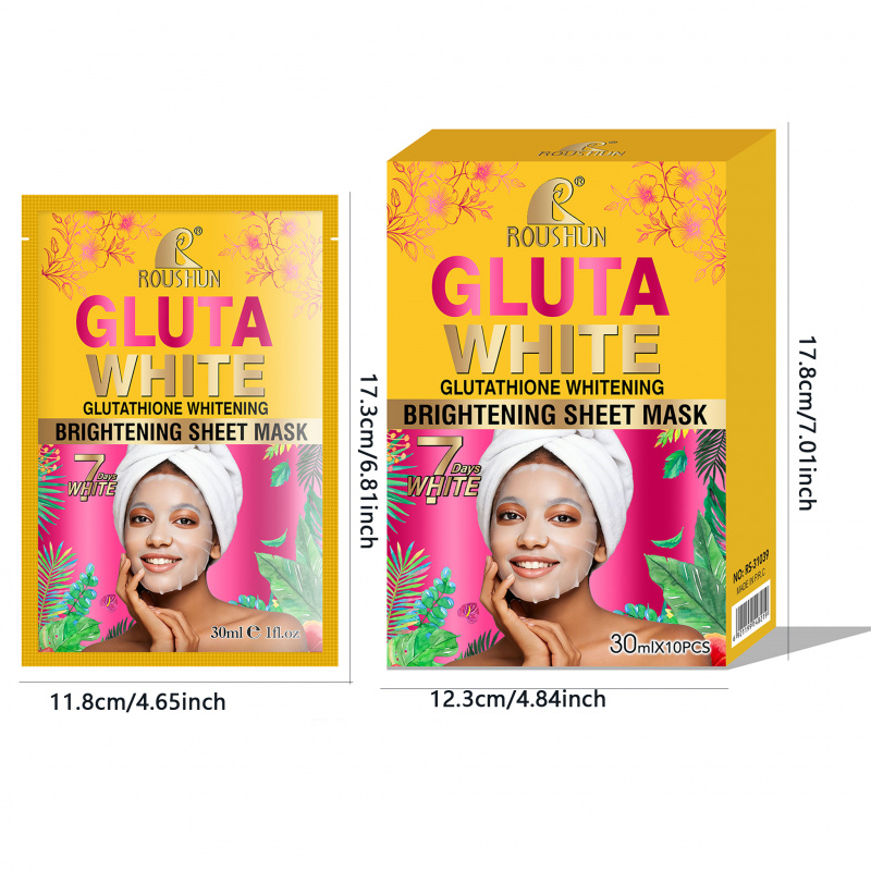 Gluta White Facial Mask Facial - Face Mask Storage Box avis et prix