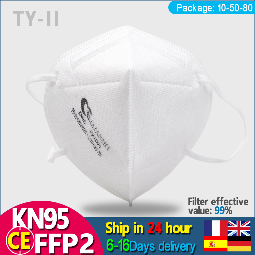 LAIANZHI 50PCS FFP2 Face masks - Kn95 Respirator Mask avis et prix