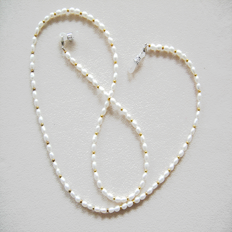 fashionable eyeglass beaded re - Mask Chain Holder avis et prix