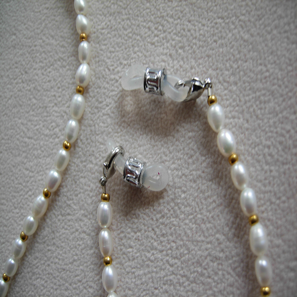 fashionable eyeglass beaded re - Mask Chain Holder avis et prix