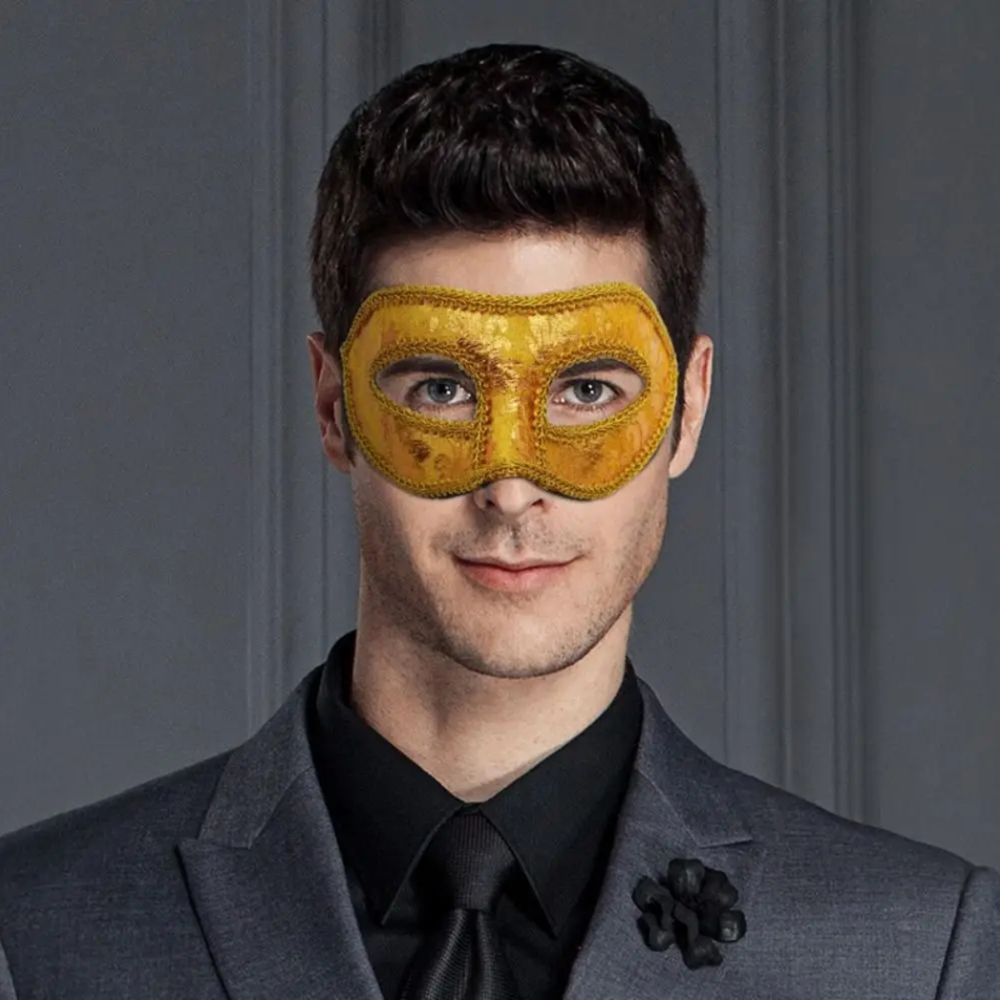 Men Mardi Gras Carnival Mask V - Respirator Half Face avis et prix