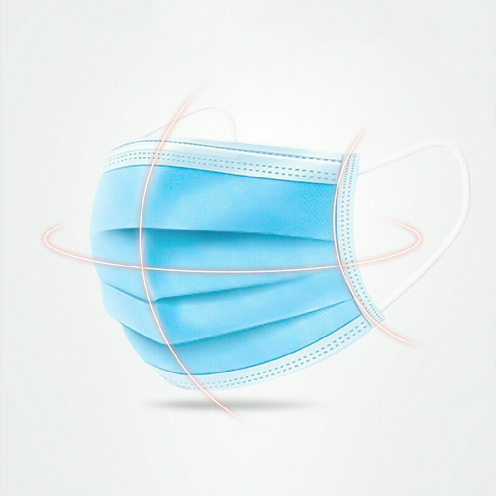 50piece Safe And Professional  - Disposable Mask Blue avis et prix