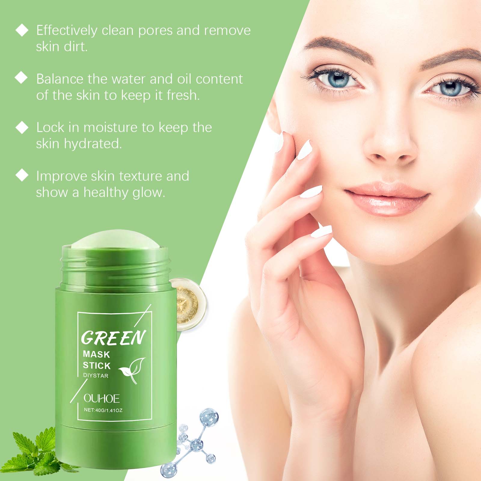 1~5PCS Green Tea Clay Stick Fo - Dust Mask Construction avis et prix