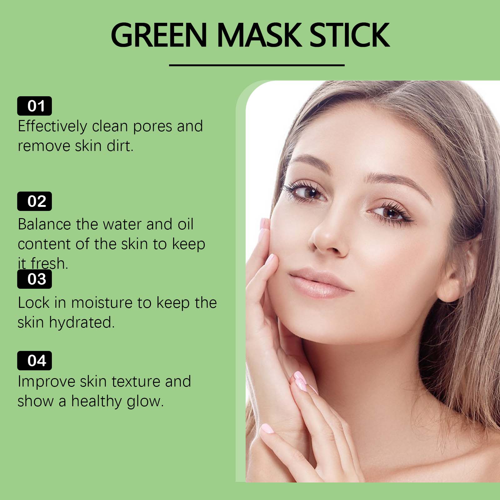 1~5PCS Green Tea Clay Stick Fo - Dust Mask Construction avis et prix