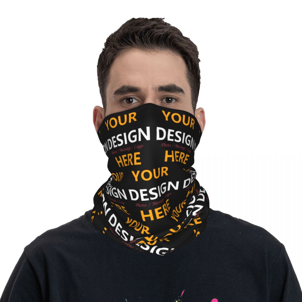 Custom Your Design Here Bandan - Neck Gaiter Face Cover avis et prix