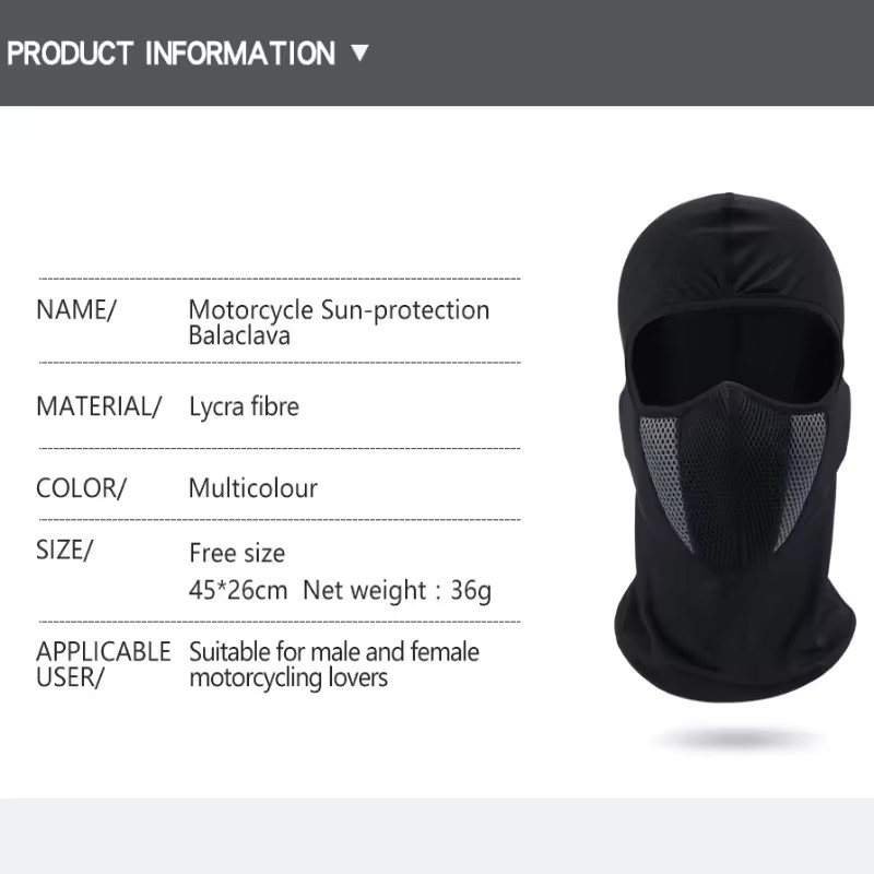 Full Face Mask Cycling Windpro - Sports Mask Breathable avis et prix