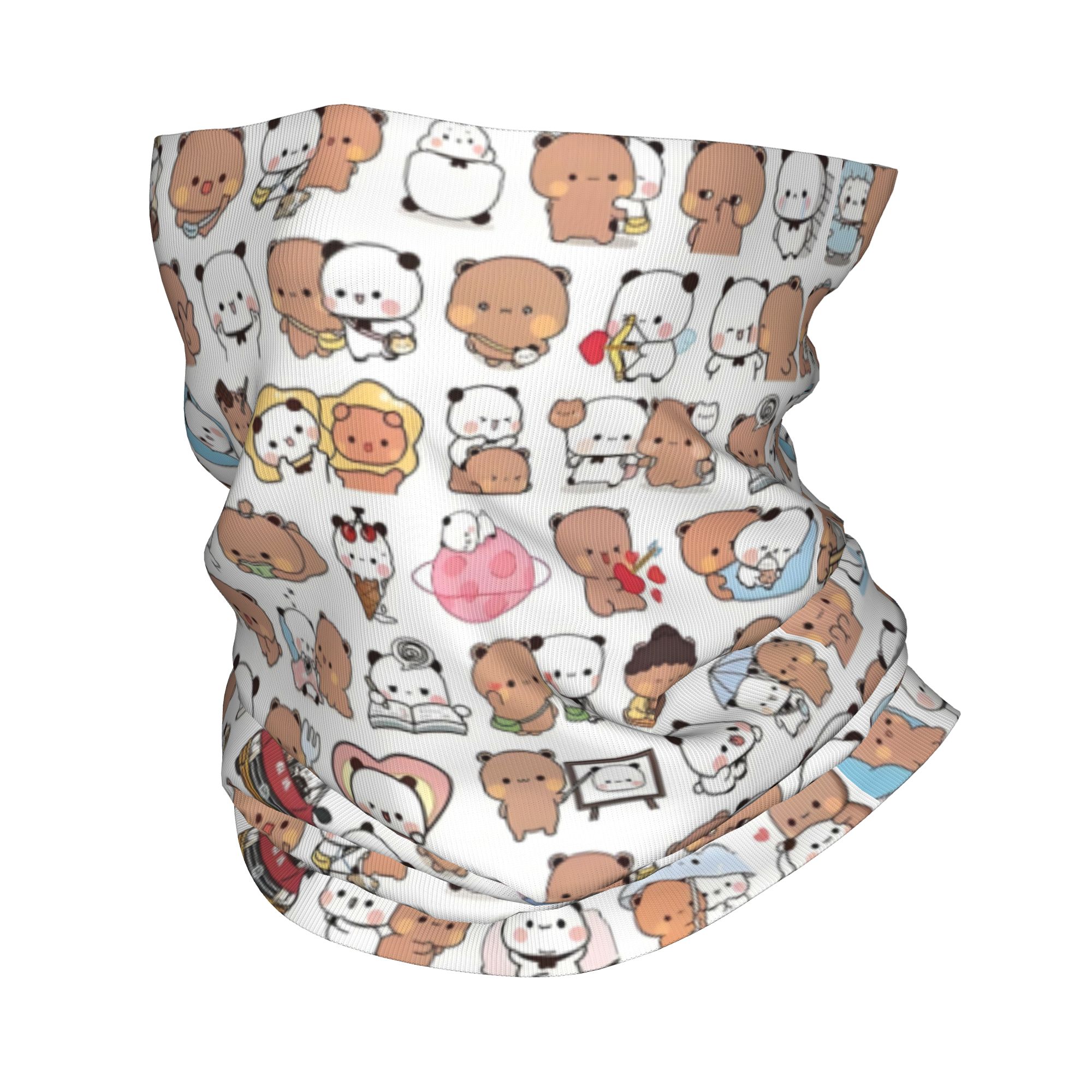 Custom Bear Cartoon Peach And  - Neck Gaiter Face Cover avis et prix
