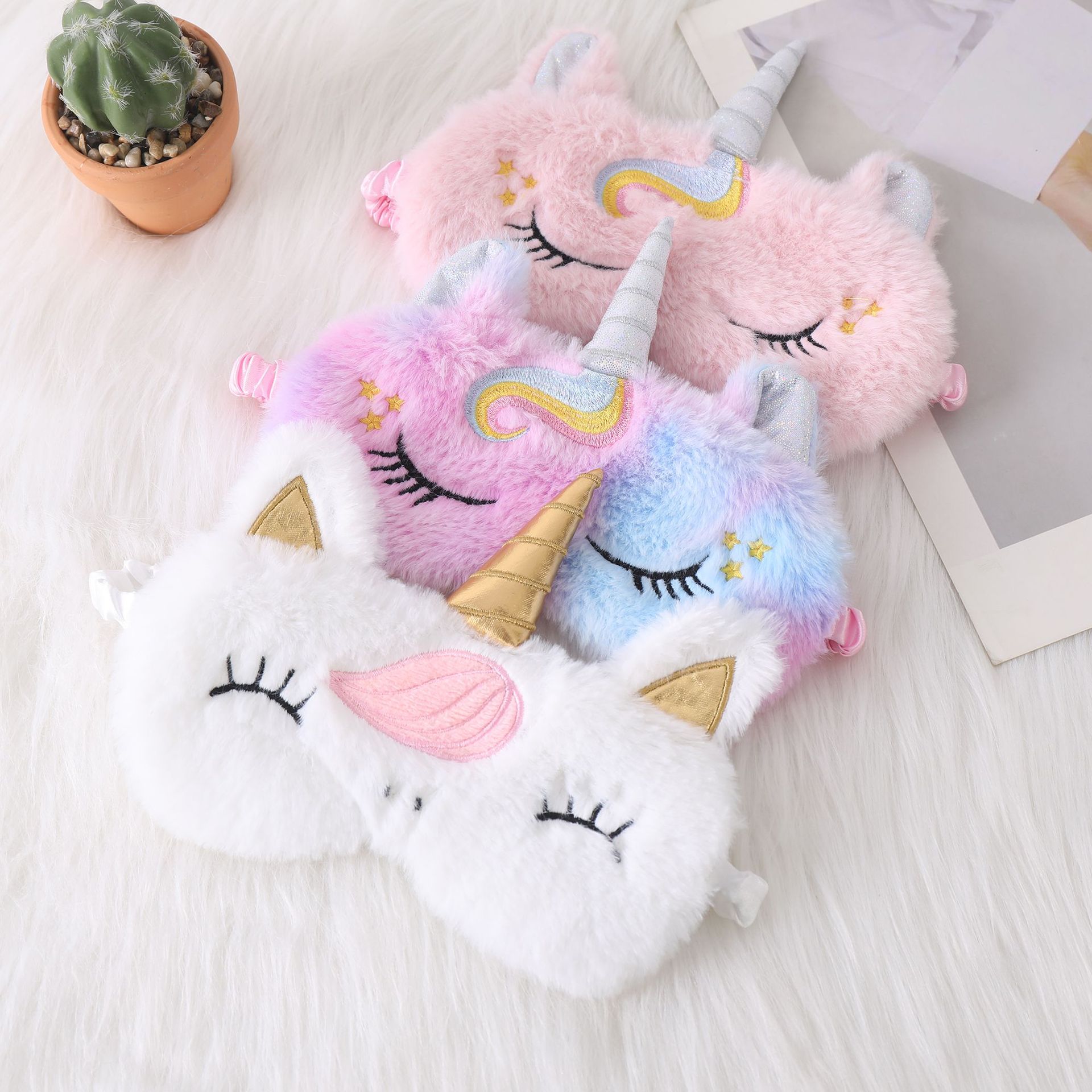 Soft Plush Sleeping Eye Masks  - Kids Face Mask avis et prix