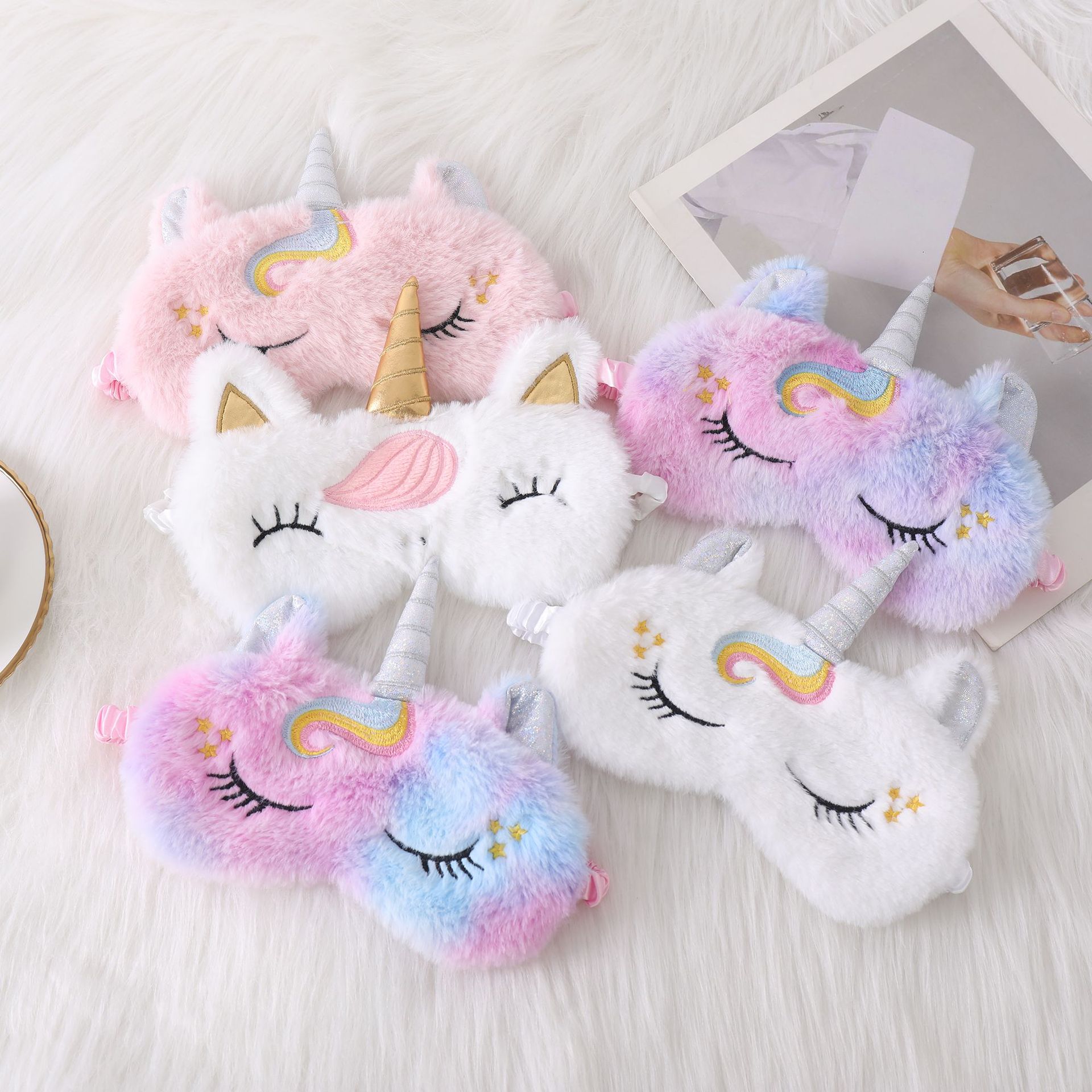 Soft Plush Sleeping Eye Masks  - Kids Face Mask avis et prix