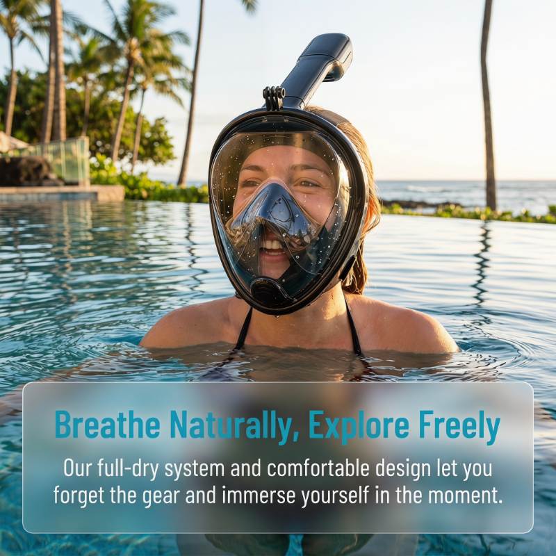 Safe Waterproof Snorkeling Div - Anti Pollution Mask avis et prix