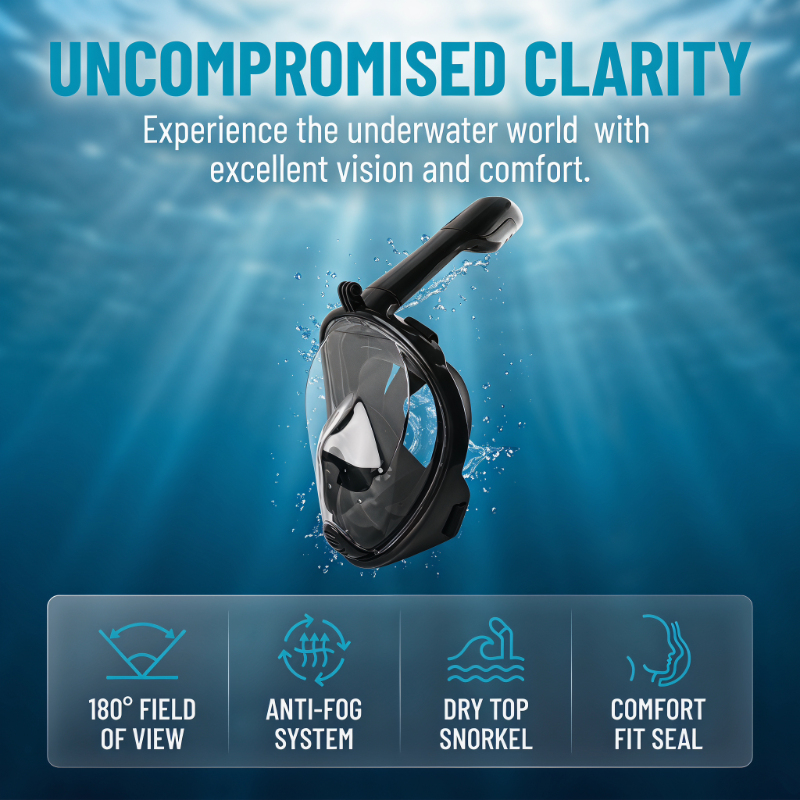 Safe Waterproof Snorkeling Div - Anti Pollution Mask avis et prix