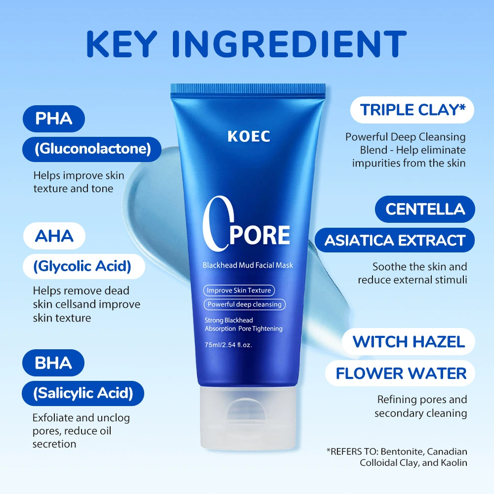75ml KOEC Zero Pore Blackhead  - Dust Mask Construction avis et prix