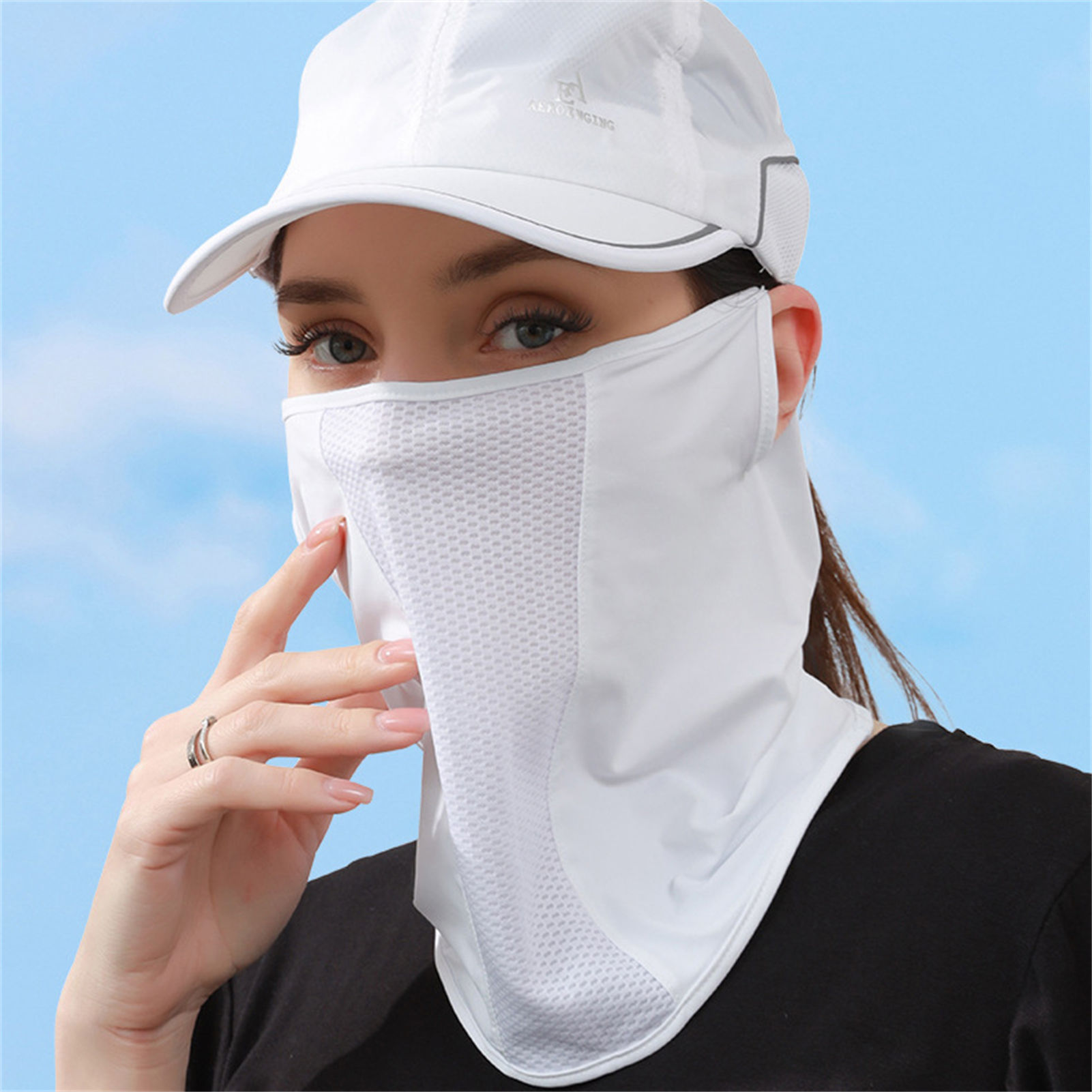 Ice Silk Sun Mask UPF50+ Breat - Sports Mask Breathable avis et prix