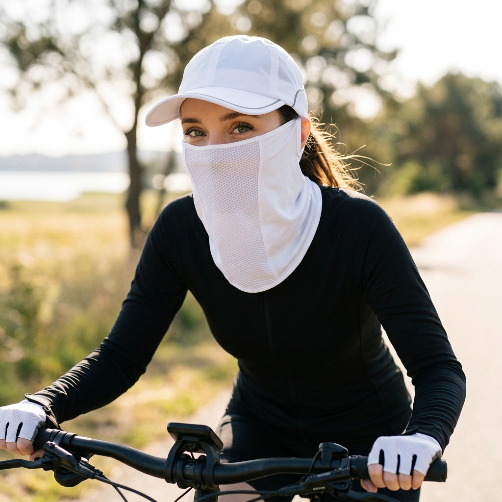Ice Silk Sun Mask UPF50+ Breat - Sports Mask Breathable avis et prix