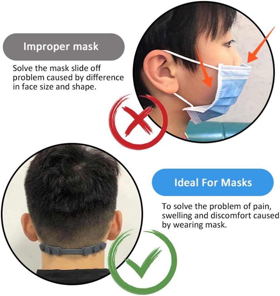 4 Pcs Silicone Ear Savers for  - Mask Ear Saver Strap avis et prix