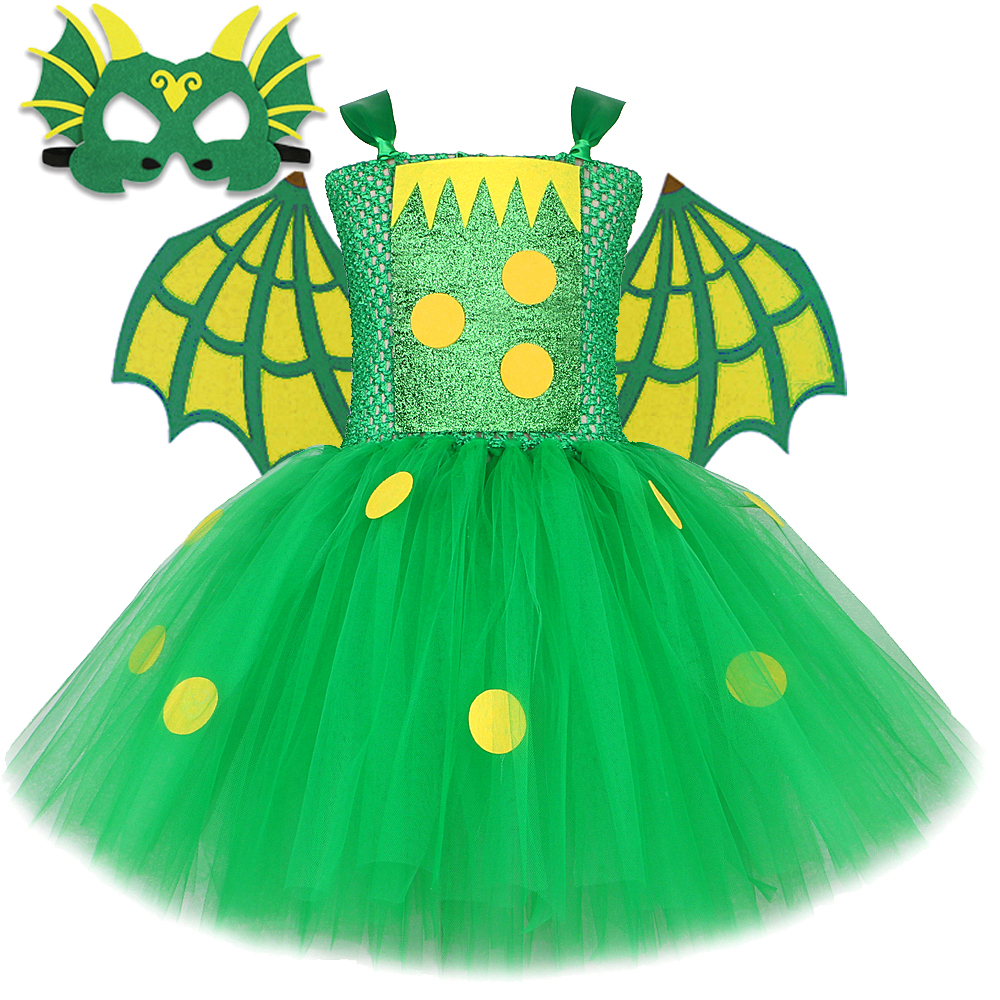 Green Dorothy Dinosaur Tutu Dr - Kids Face Mask avis et prix