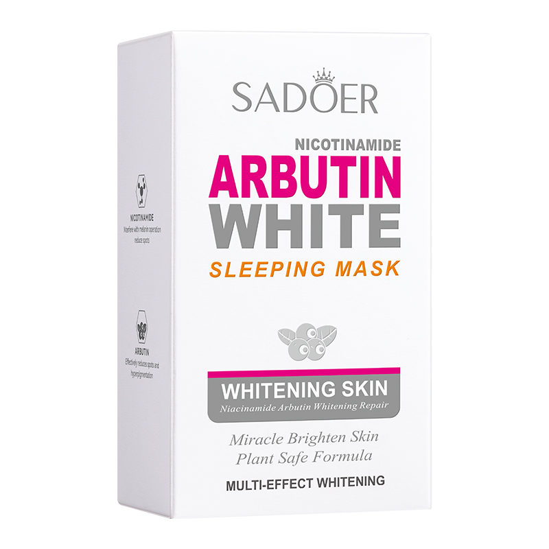 20pcs/box SADOER Arbutin Sleep - Face Mask Storage Box avis et prix