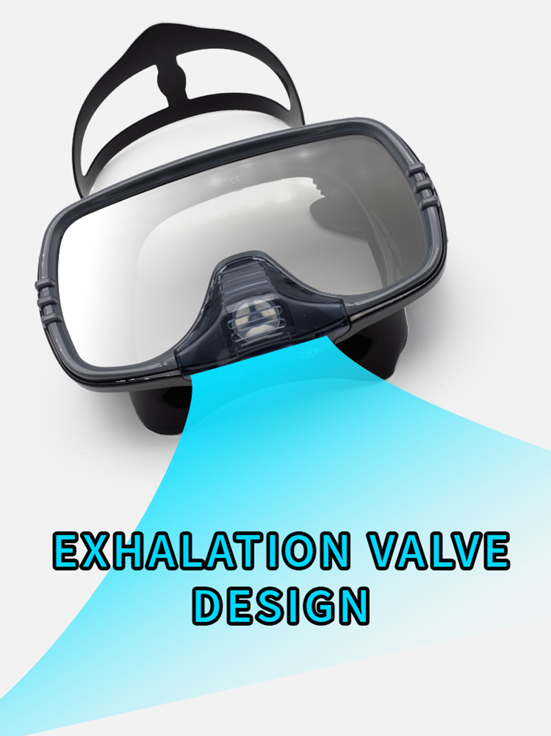 New Large Frame Diving Mask wi - Silicone Mask Bracket avis et prix