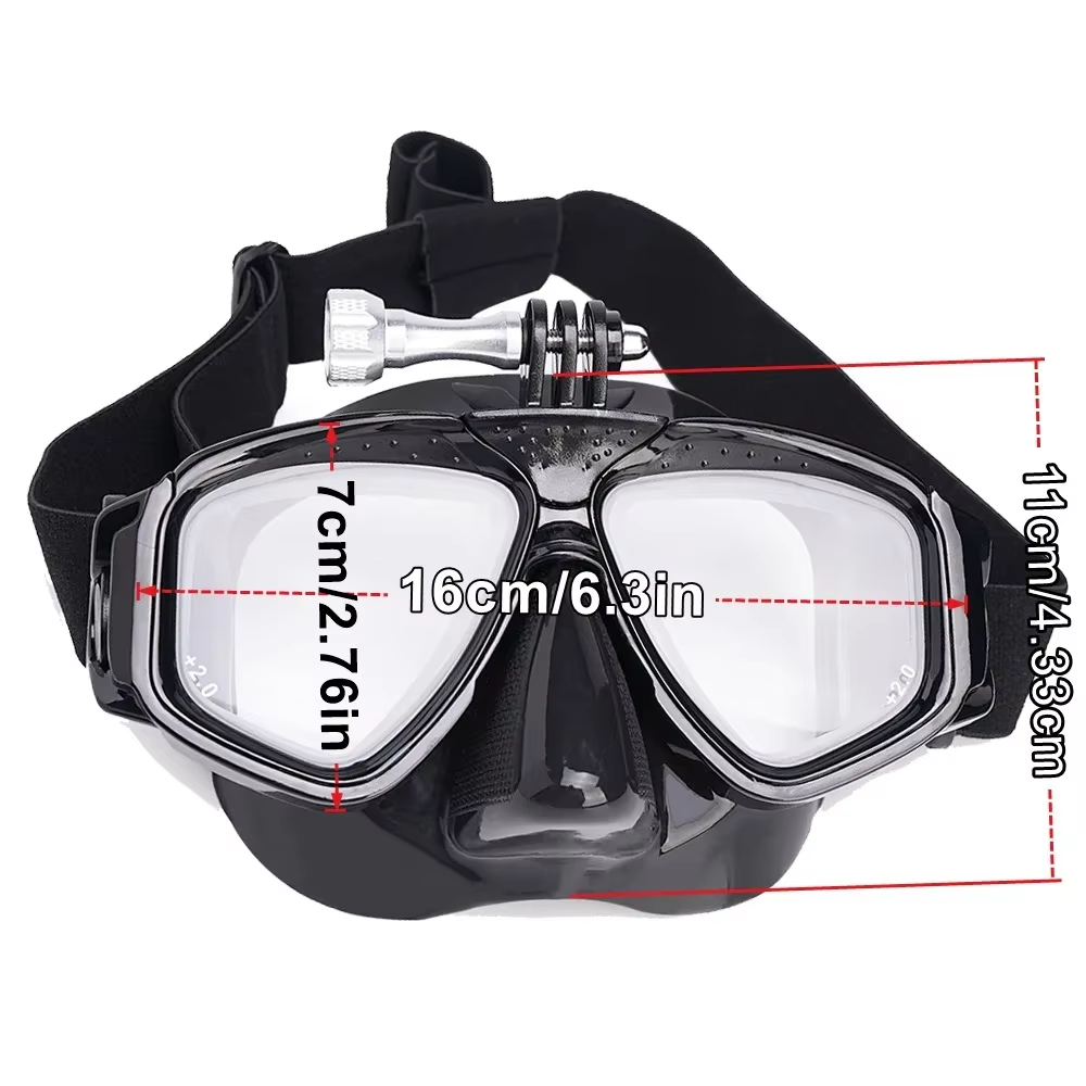 Scuba Diving Mask with Camera  - Mask Lanyard Adjustable avis et prix