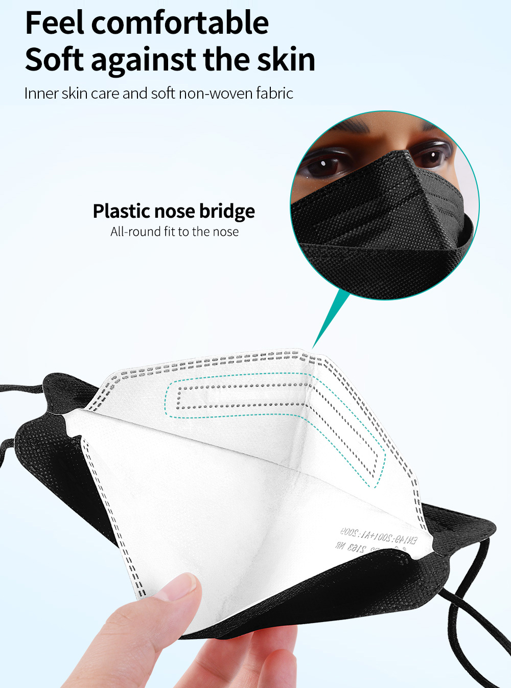 fpp2 CE Protective maske anti  - Kn95 Respirator Mask avis et prix