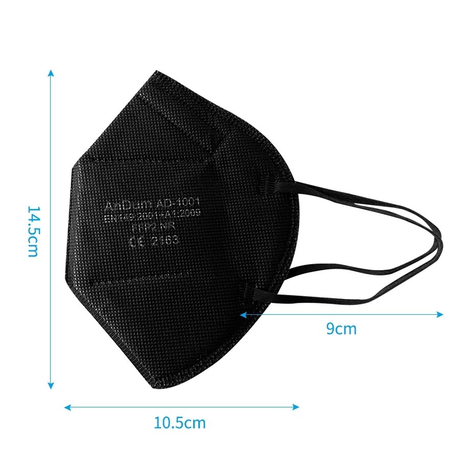 10PCS FFP2 Mask CE Approved Fi - Anti Pollution Mask avis et prix