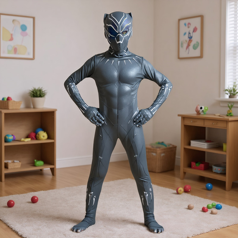 3-12Y Boy's Black leopard Cost - Black Face Mask Pack avis et prix