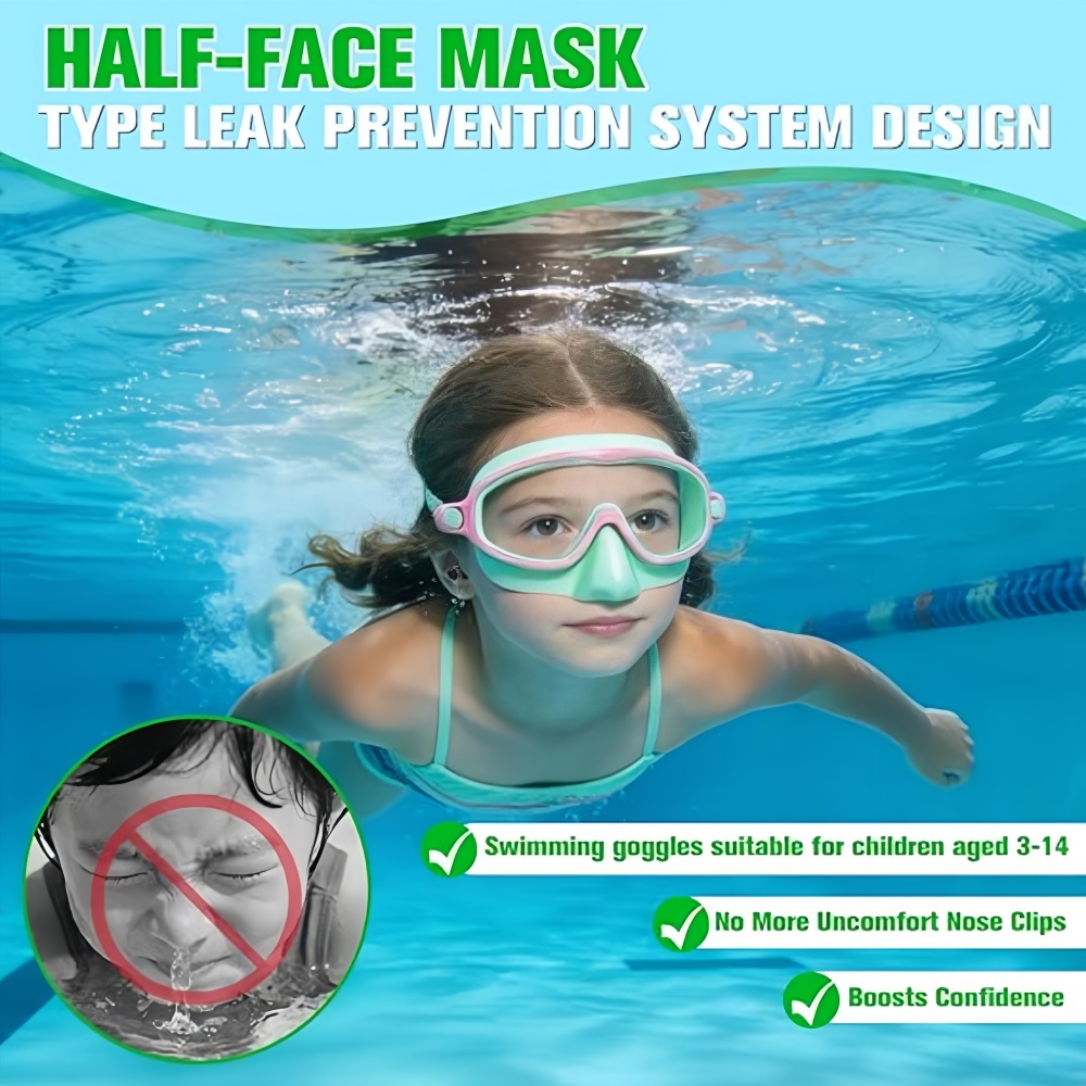 Kids Swimming Goggles with Nos - Anti Pollution Mask avis et prix