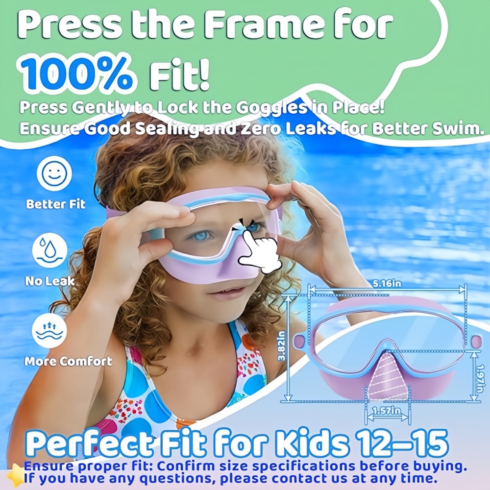 Kids Swimming Goggles with Nos - Anti Pollution Mask avis et prix