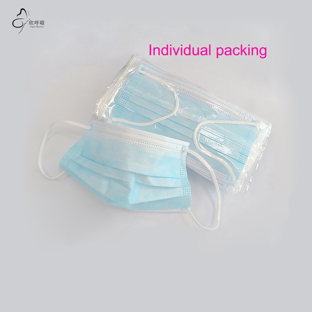 100PCS Blue Big Size Disposabl - Disposable Mask Blue avis et prix