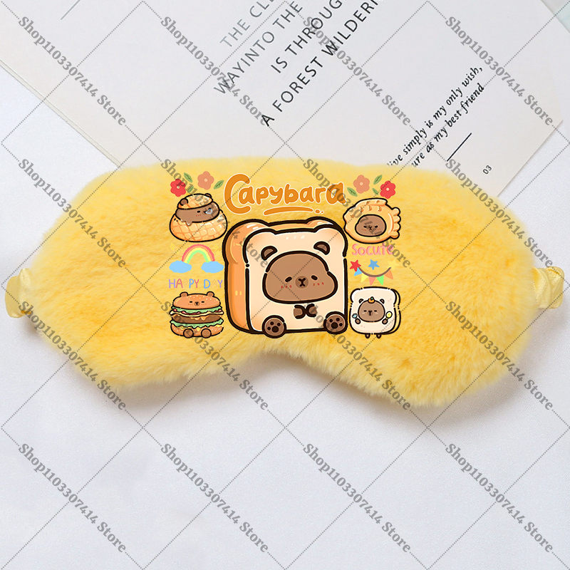 Capybara Girl Cartoon Sleep Ey - Kids Face Mask avis et prix