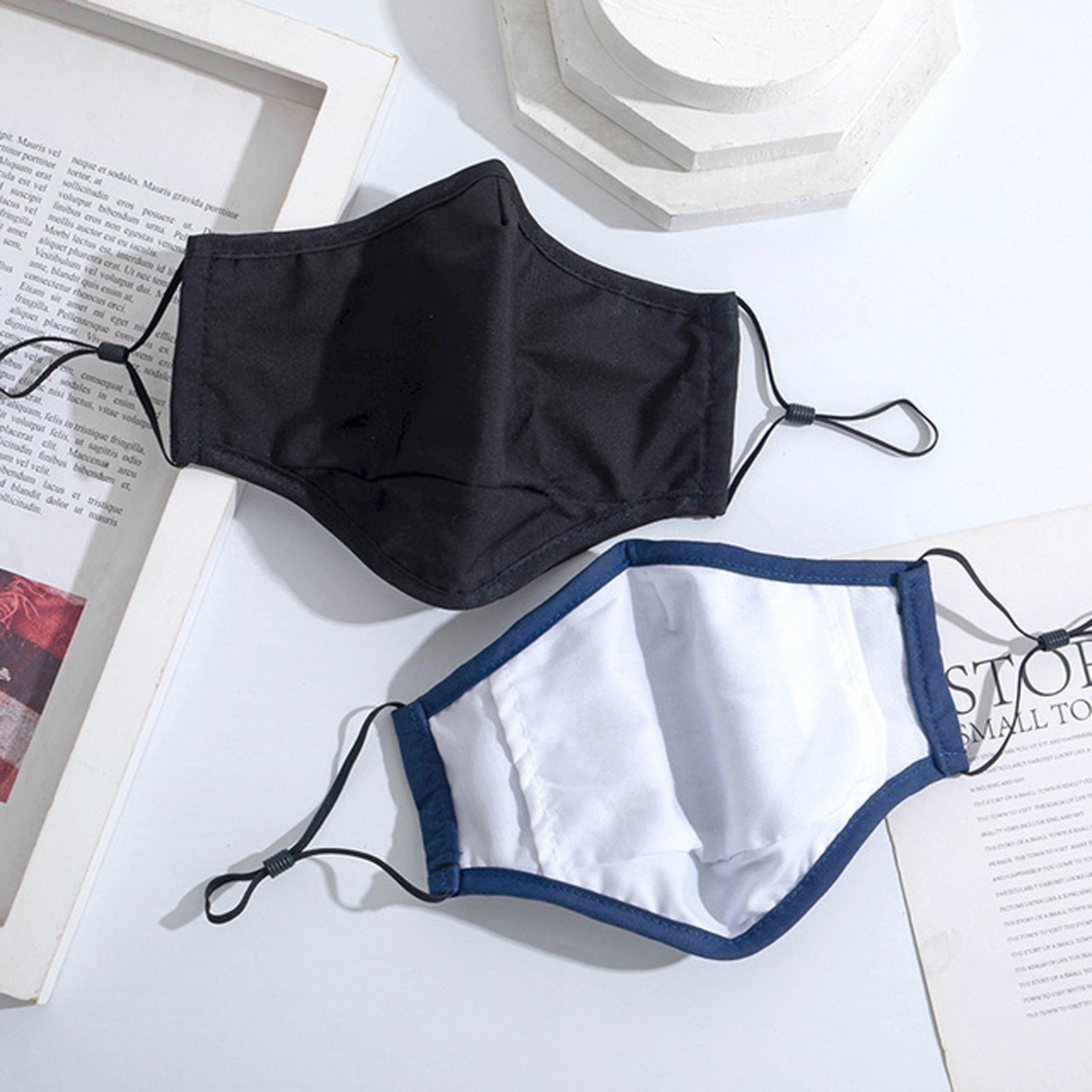 Men and Women Solid Color Faci - Cloth Face Mask Washable avis et prix