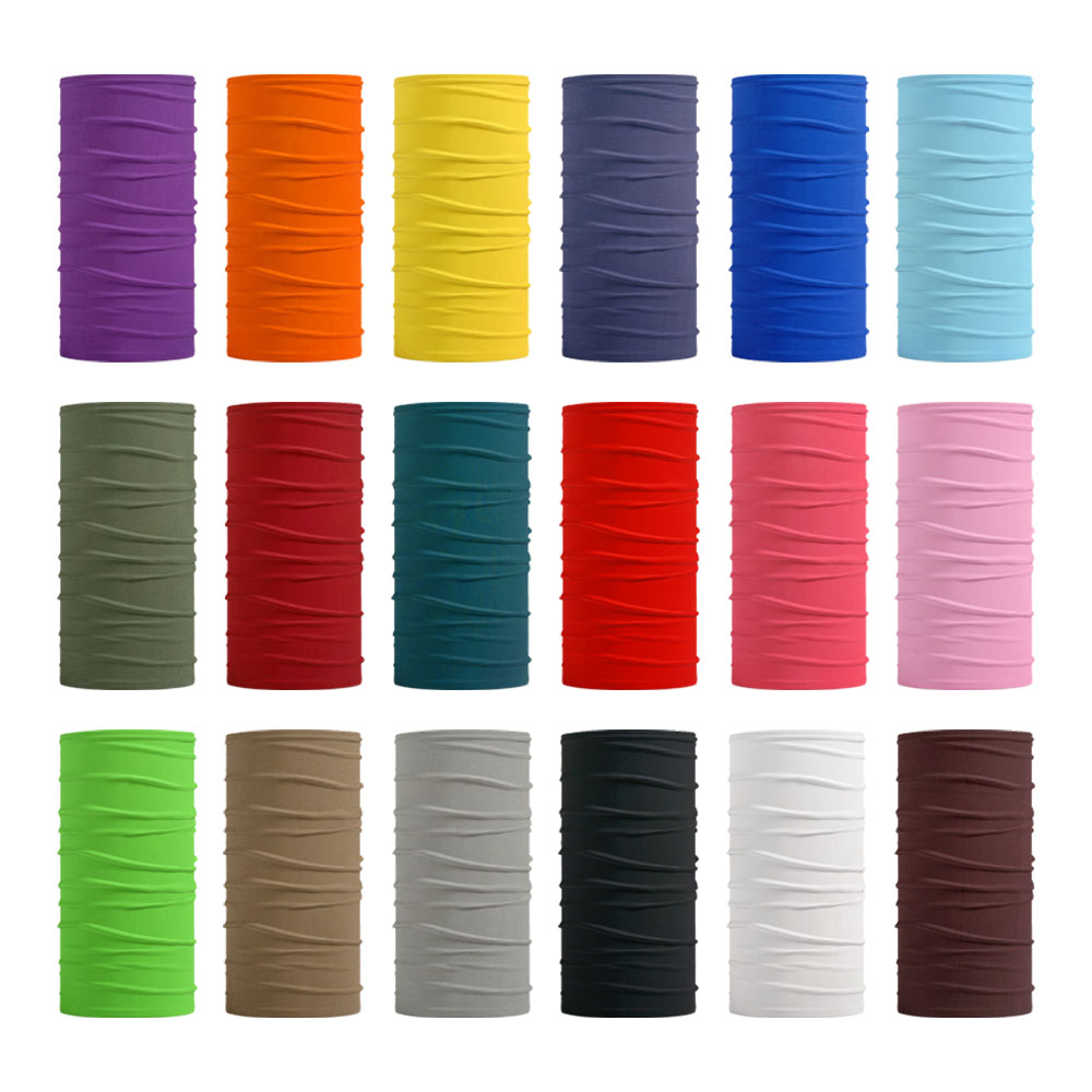 Seamless Solid Color Bandanas  - Neck Gaiter Face Cover avis et prix