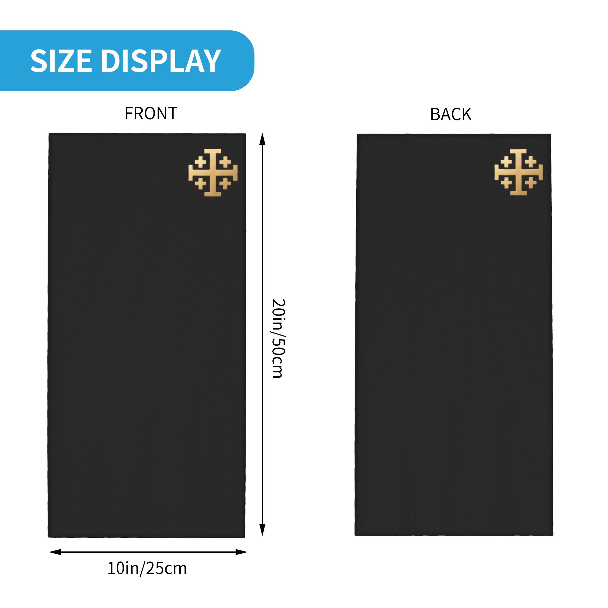 Knight Jerusalem Cross Christi - Neck Gaiter Face Cover avis et prix