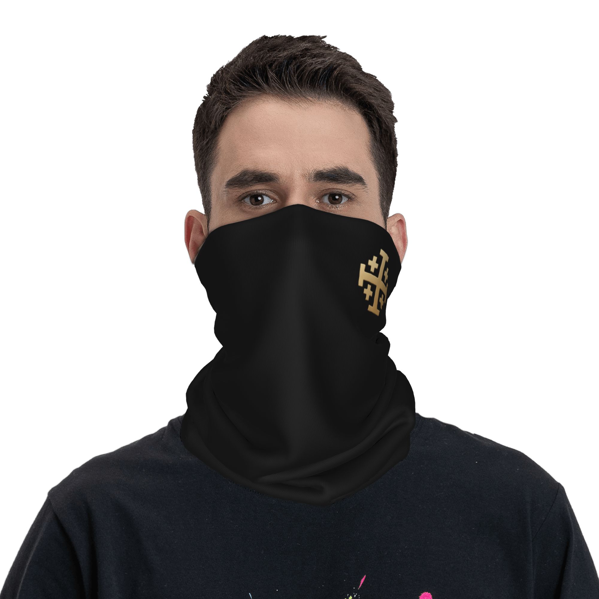Knight Jerusalem Cross Christi - Neck Gaiter Face Cover avis et prix
