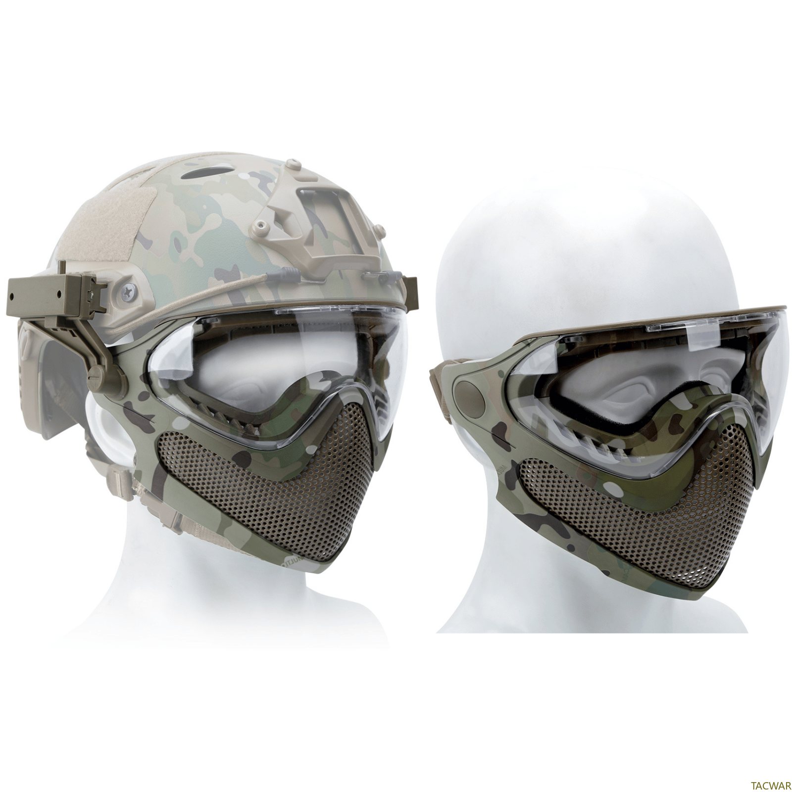 Airsoft Steel Mesh Mask Full F - Anti Pollution Mask avis et prix