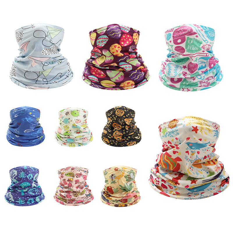 Kids Neck Cover Cute Ice Silk  - Kids Face Mask avis et prix