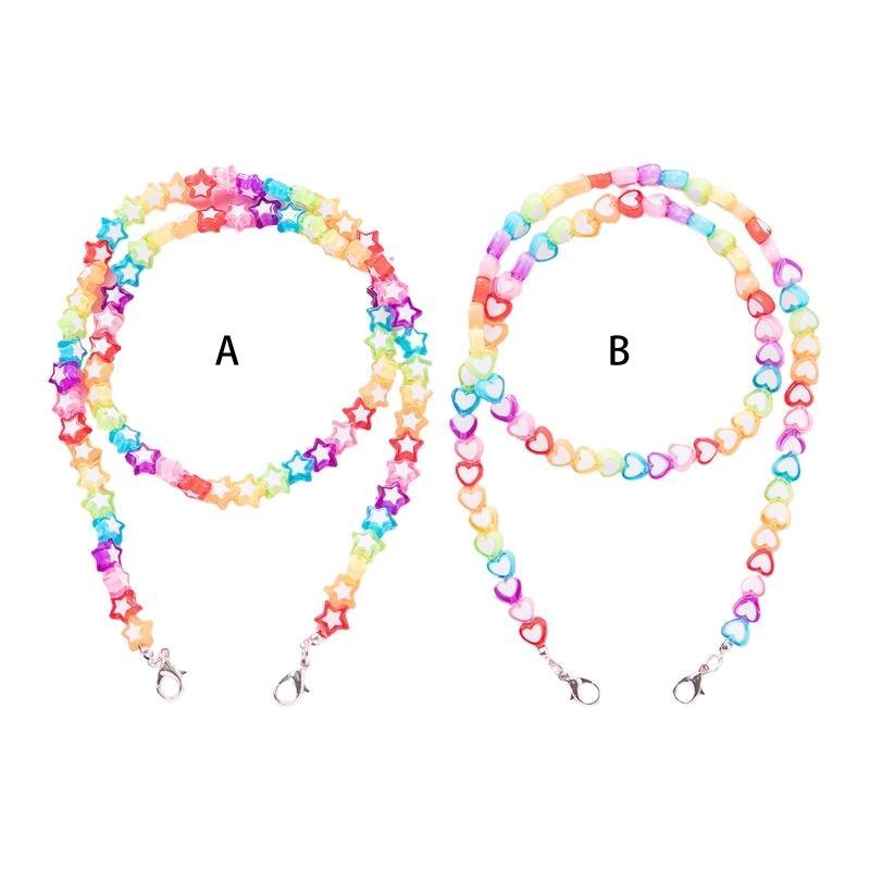 A52E Kids Acrylic Rainbow Colo - Mask Chain Holder avis et prix
