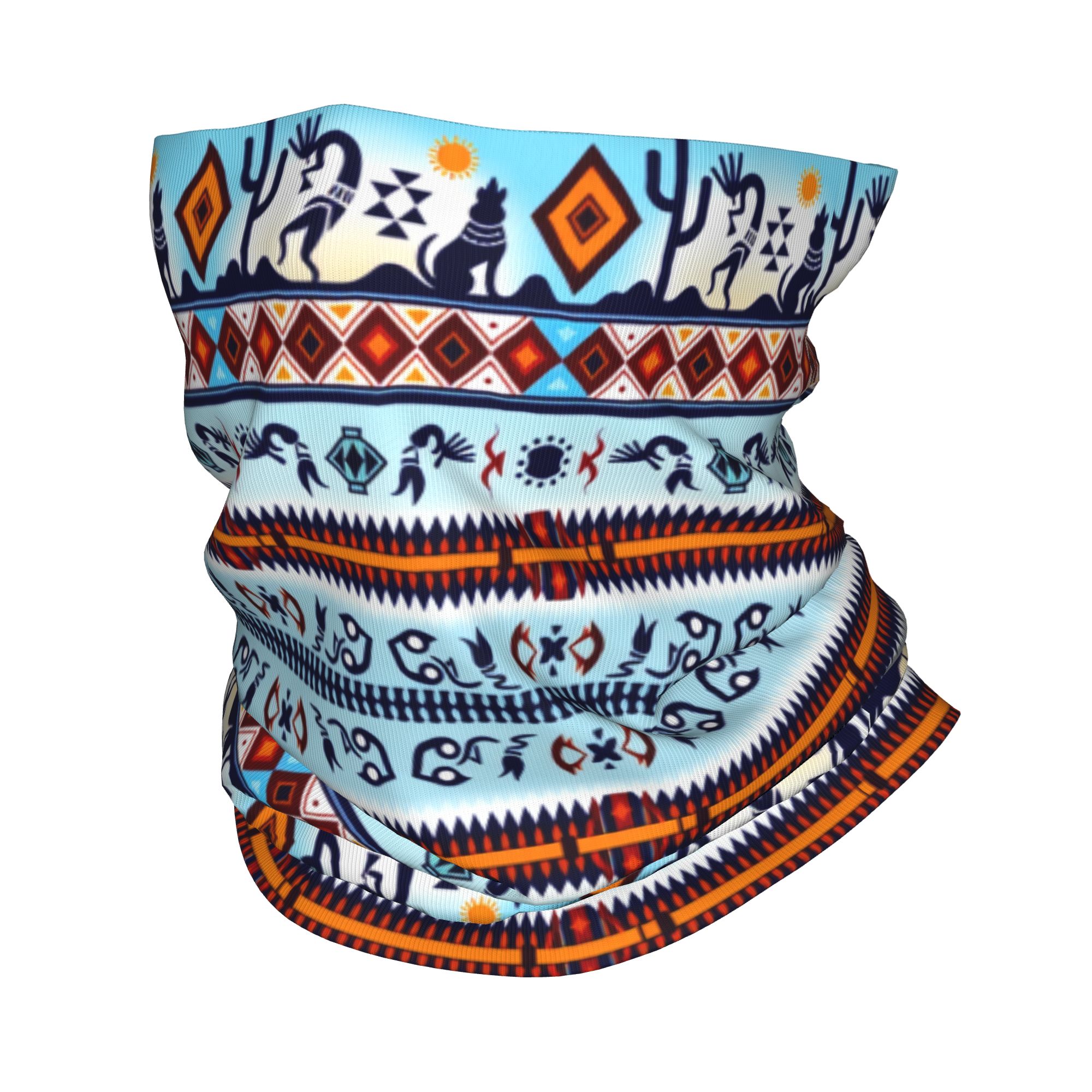 Custom Kokopelli Hohokam Treas - Neck Gaiter Face Cover avis et prix